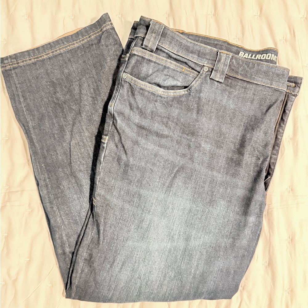 Men's DuluthFlex Ballroom Relaxed Fit Jeans - Washed Dark Indigo